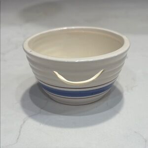 Lillian Vernon‎ Cream and Blue Ceramic Egg White Separator